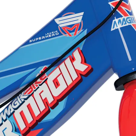 Bicicletta per Bambini Super Magik 14" Stabilizzatori Freno a Disco