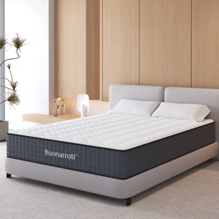 Materasso Matrimoniale 160x200x25 cm Memory Foam con Molle