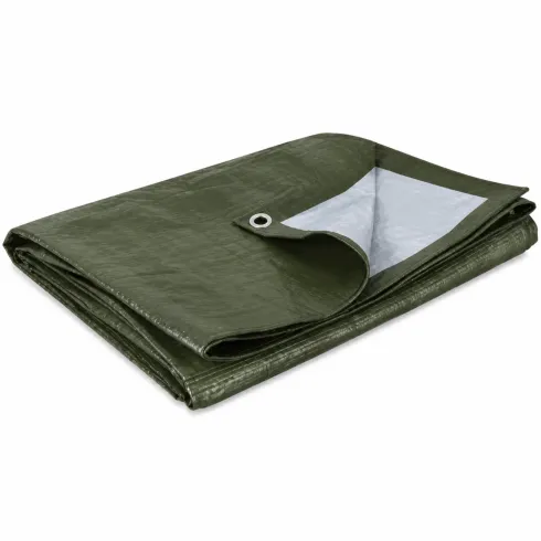 Telo di Ricambio per Garage in PVC Impermeabile Verde 195 g/m2