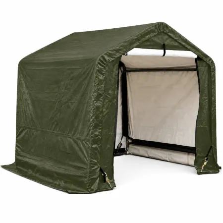 Telo di Ricambio per Garage in PVC Impermeabile Verde 195 g/m2