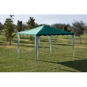 Gazebo 2x2 Verde in Acciaio da Esterno Giardino Campeggio Economico Terrazzo