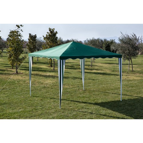 Gazebo 2x2 Verde in Acciaio da Esterno Giardino Campeggio Economico Terrazzo