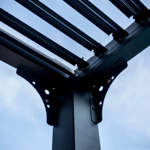 Pergola Bioclimatica 360x300 cm Copertura con Lame Orientabili Manuale