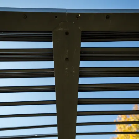 Pergola Bioclimatica Doppia 360x600 Frangivista con Lamelle Orientabili