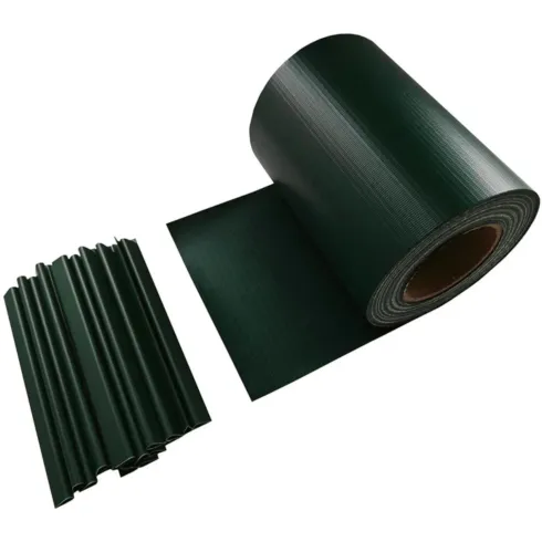 Frangivista in PVC Verde con Clip 19x3500 cm per Recinzione Balcone