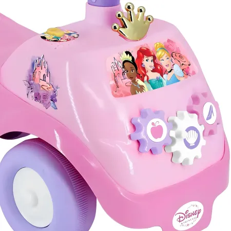Camioncino Cavalcabile per Bambini Princesse Disney Rosa con Luci