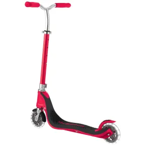 Monopattino per Bimbi 2 Ruote Rosso Manubrio Regolabile Ruote LED 2
