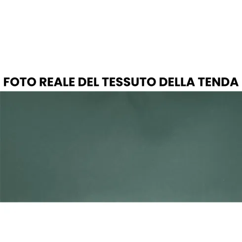 Tenda da Sole Verde 200x150 Bracci Inclinazione Regolabile Barra Quadra