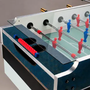 Calcio Balilla da Esterno Biliardino Impermeabile in Vetro Temperato 2
