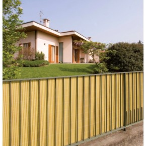 2 Arella Doppia in Bamboo PVC Recinzione 3x1 Ombreggiante Bambù Beige Plastica 2