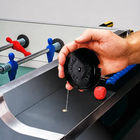 Calciobalilla a Gettoniera Biliardino Gioco da Interno con Palline