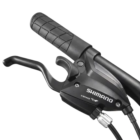 Mountain Bike 24 Pollici Rosso Nero con Cambio Shimano 21 Velocità