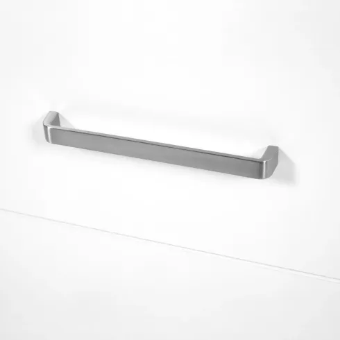 Cassettiera 3 Cassetti 53x45x92 cm Bianco Rovere per Camera da Letto
