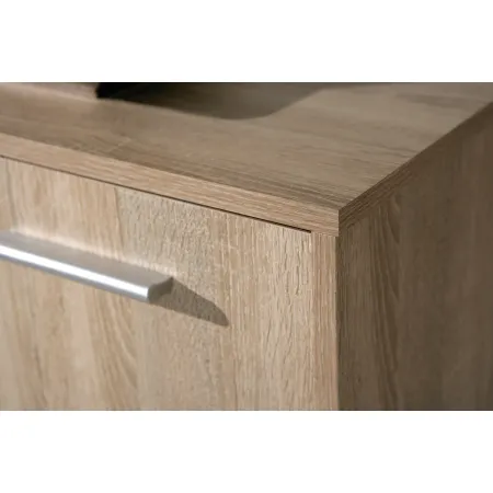 Credenza Buffet Moderna Bianco Rovere Sonoma Mobile Dispensa Soggiorno Salotto