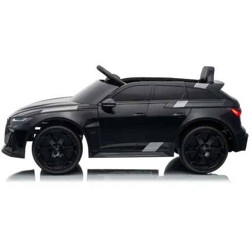 Auto Elettrica Bambini Audi RS6 GT Nero 12V con LED Radiocomando