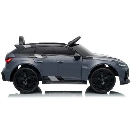 Auto Elettrica Bambini Audi RS6 GT Grigio 12V con LED Radiocomando