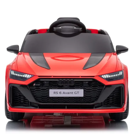 Auto Elettrica Bambini Audi RS6 GT Rosso 12V con LED Radiocomando