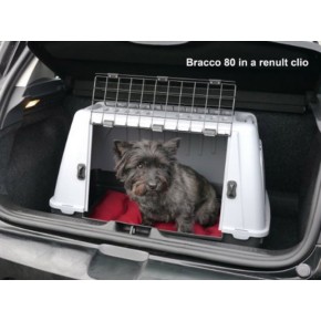Trasportino per Cani Bracco Auto Gabbia Taglia Media Trasporto Aereo Box  2