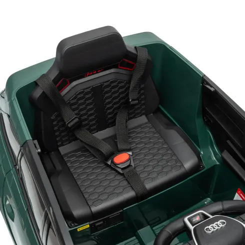 Auto Elettrica Bambini Audi RS6 GT Verde 12V con LED Radiocomando