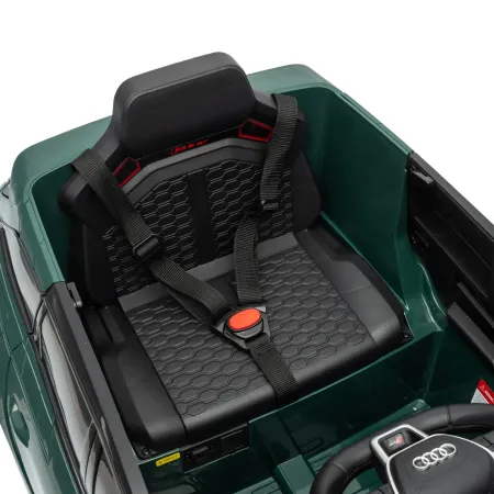 Auto Elettrica Bambini Audi RS6 GT Verde 12V con LED Radiocomando