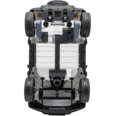 Defender Small Macchina Elettrica per Bambini 12V Bianco MP3 Luci LED