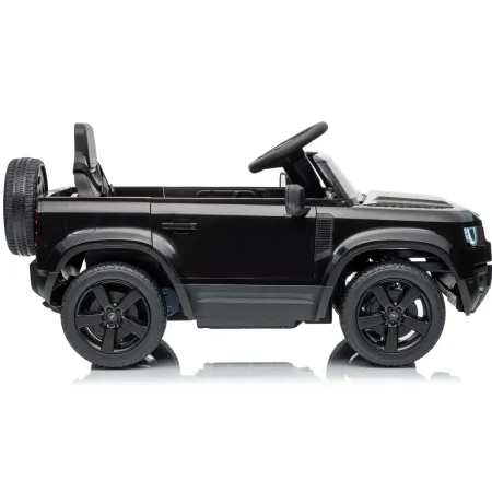 Defender Small Macchina Elettrica per Bambini 12V Nero MP3 Luci LED