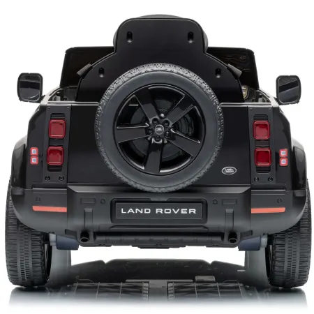 Defender Small Macchina Elettrica per Bambini 12V Nero MP3 Luci LED