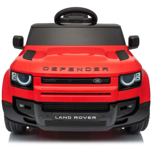 Defender Small Macchina Elettrica per Bambini 12V Rosso MP3 Luci LED