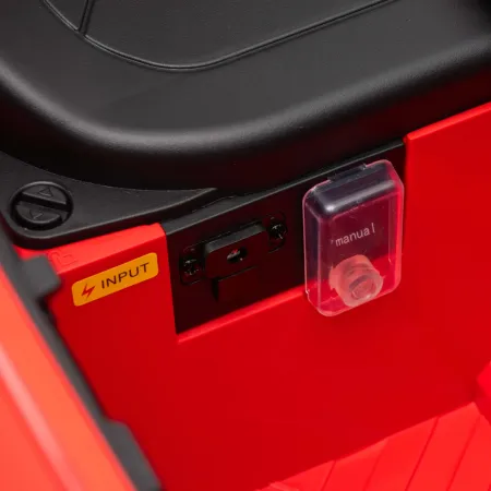Defender Small Macchina Elettrica per Bambini 12V Rosso MP3 Luci LED
