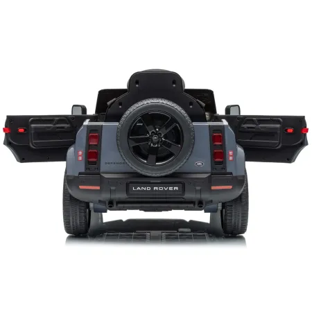 Defender Small Macchina Elettrica per Bambini 12V Grigio MP3 Luci LED