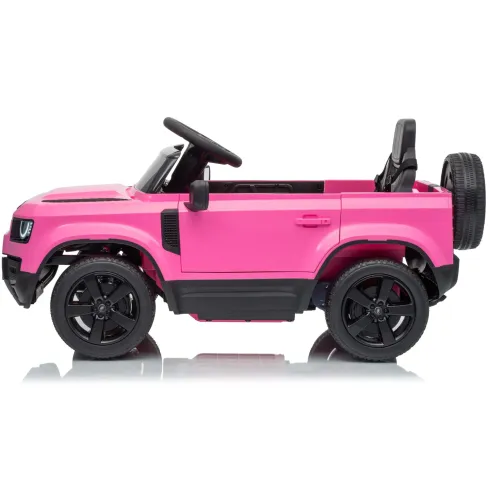 Defender Small Macchina Elettrica per Bambini 12V Rosa MP3 Luci LED