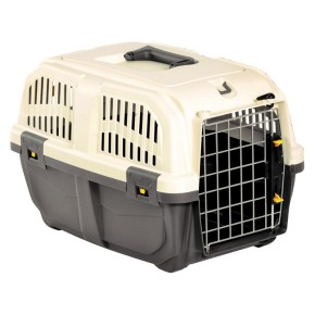 Skudo Iata Trasportino Per Cani Gatti Auto Aereo Gabbia Taglia Media Alluminio