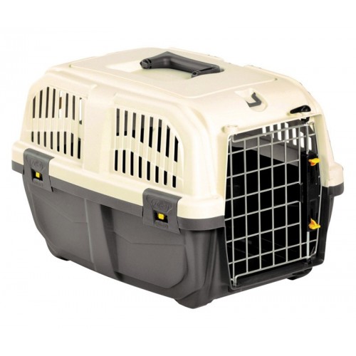 Skudo Iata Trasportino Per Cani Gatti Auto Aereo Gabbia Taglia Media Alluminio