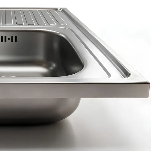 Lavandino Lavello da Cucina 80x50 cm 1 vasca con Gocciolatoio Destro