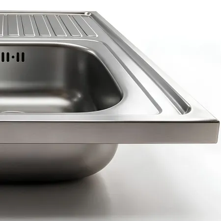 Lavandino Lavello da Cucina 80x50 cm 1 vasca con Gocciolatoio Destro
