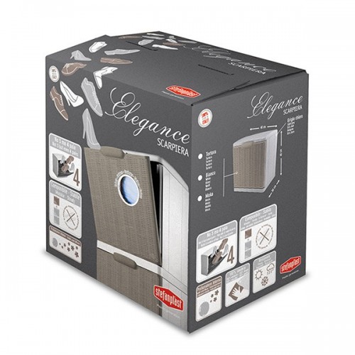 Scarpiera in Plastica Modulare Slim Salvaspazio Armadio Mobile Porta Scarpe 