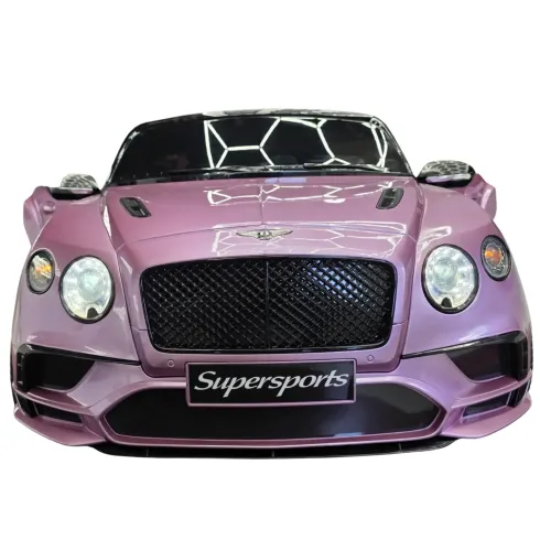 Macchina Rosa Bentley Continental Auto per Bambini con Telecomando