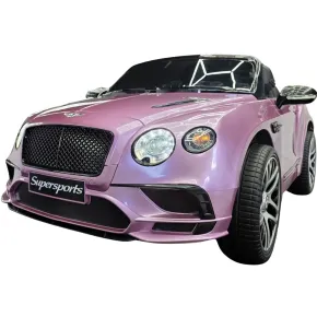 Macchina Rosa Bentley Continental Auto per Bambini con Telecomando