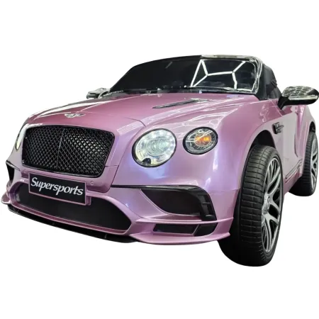 Macchina Rosa Bentley Continental Auto per Bambini con Telecomando