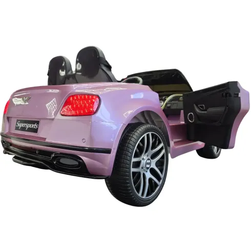 Macchina Rosa Bentley Continental Auto per Bambini con Telecomando