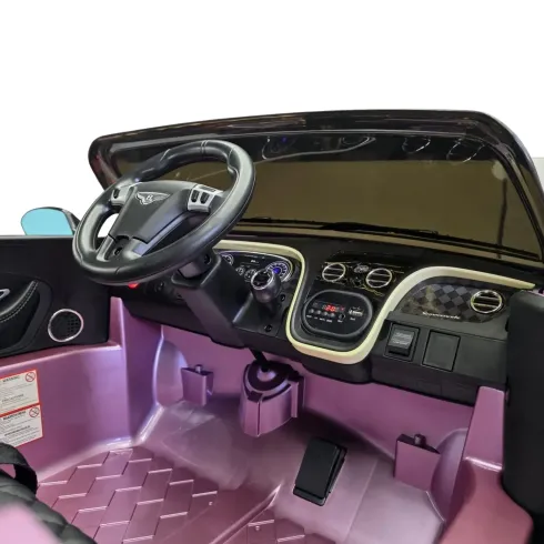 Macchina Rosa Bentley Continental Auto per Bambini con Telecomando