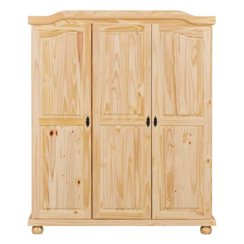 Armadio a 3 Ante in Legno Appendiabiti Mobile Camera da Letto Cabina Guardaroba | BricoShop24