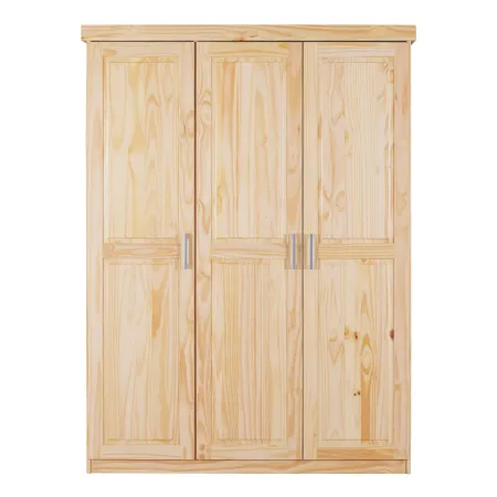 Armadio tre 3 Ante in Legno Appendiabiti Mobile Guardaroba per Camera da Letto | BricoShop24