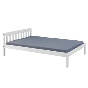 Struttura Letto alla Francese 140x200 Bianco una Piazza e Mezza Cameretta Bimbi | BricoShop24