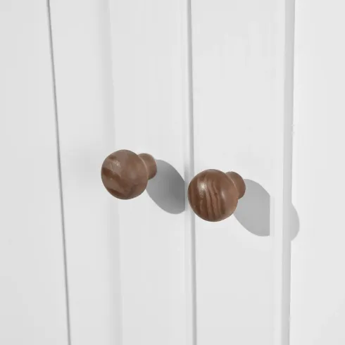 Mobile 2 Ante con Cassetti Bianca Credenza Alta Vetrina Ingresso Moderna Legno | BricoShop24