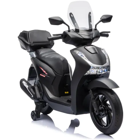 Scooter Elettrico Honda SH125 M 12V Moto per Bambini Nero con Baule