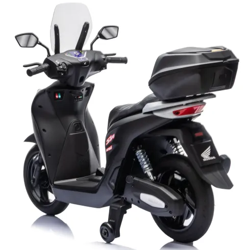 Scooter Elettrico Honda SH125 M 12V Moto per Bambini Nero con Baule
