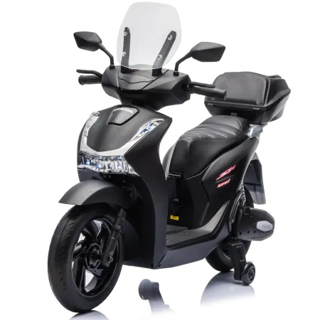 Scooter Elettrico Honda SH125 M 12V Moto per Bambini Nero con Baule