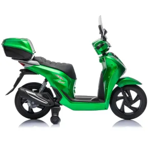 Scooter Elettrico Honda SH125 M 12V Moto per Bambini Verde con Baule 2