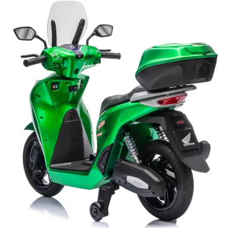 Scooter Elettrico Honda SH125 M 12V Moto per Bambini Verde con Baule
